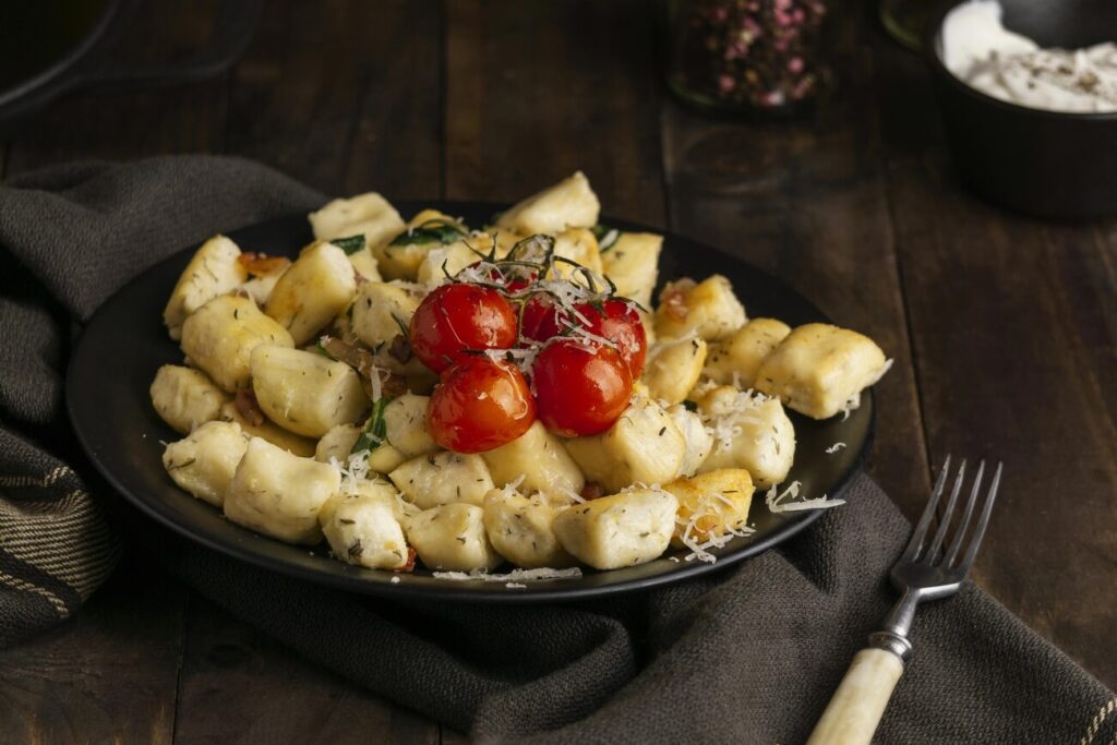 kopytka w tłuszczu