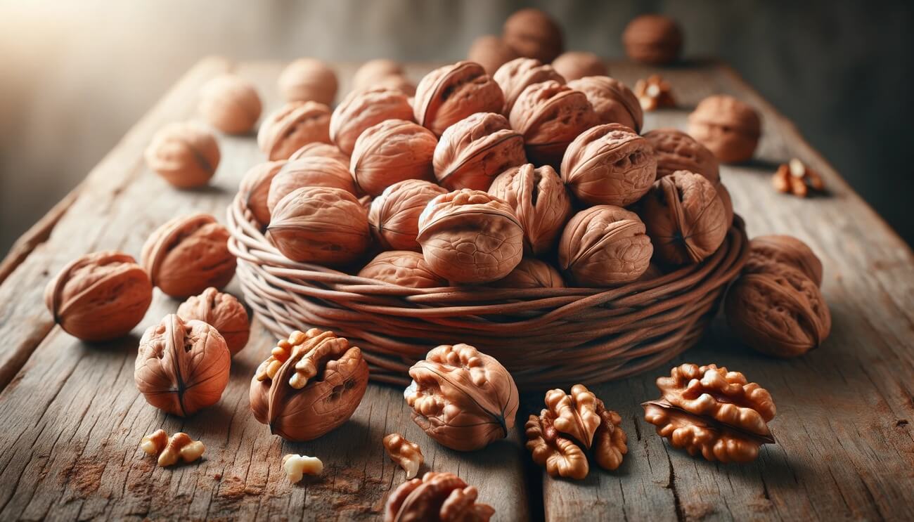 orzechy włoskie kcal