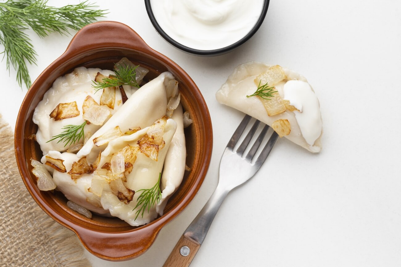 pierogi ruskie kcal
