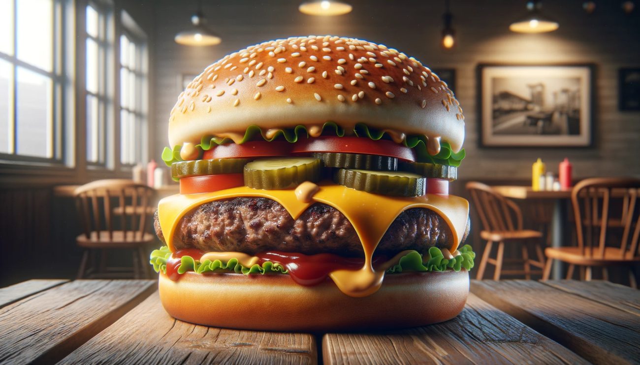 cheesburger kcal