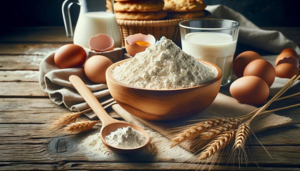mąka pszenna kcal przygotowania do robienia chleba