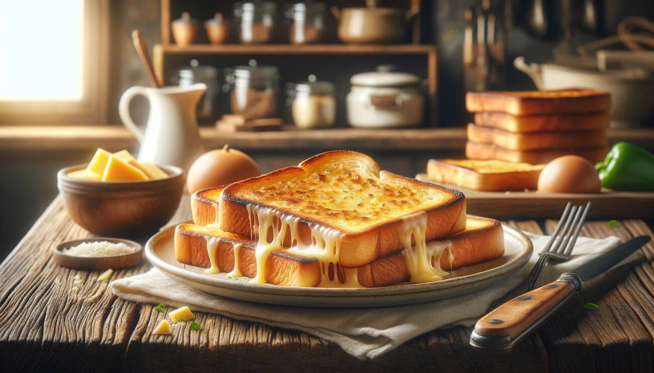 tost z serem kcal